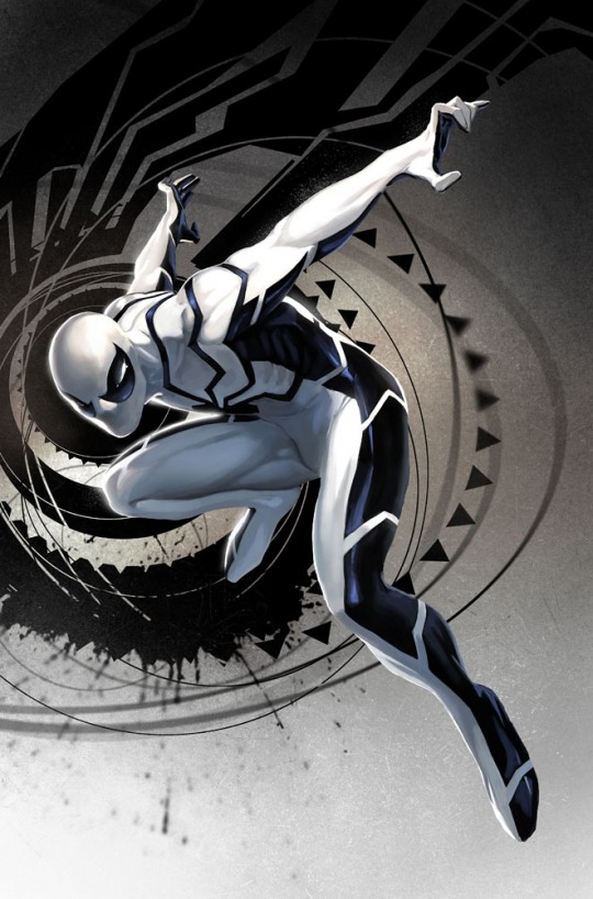 ilustraciones sixmorevodka spiderman white
