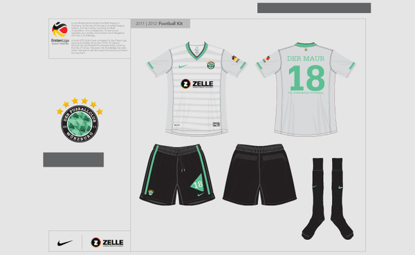 FC Wurzburg diseño uniforme