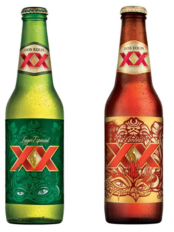 diseños cervezas XX Lager