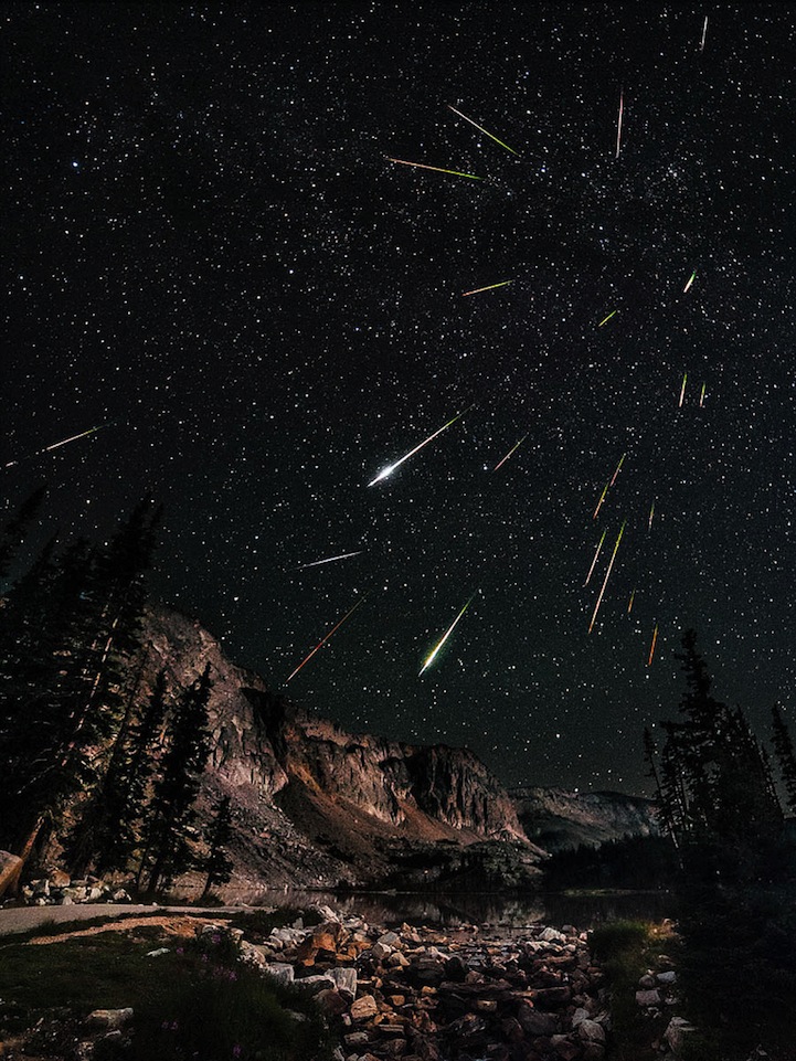 Snowy Range Perseid Meteor Shower por David Kingham (USA)