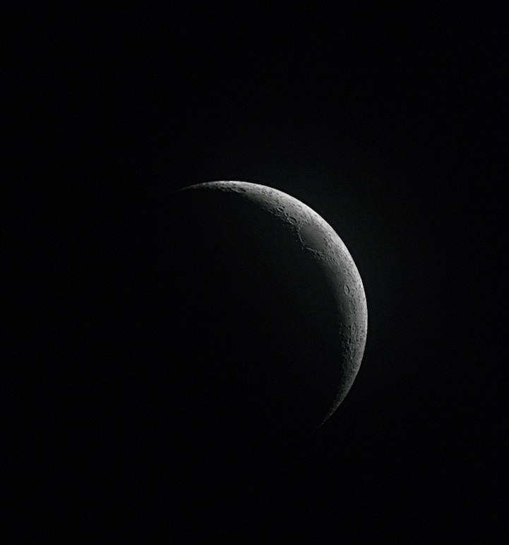 The Waxing Crescent Moon por Jacob Marchio (USA), aged 14