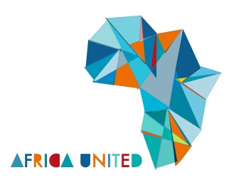 Diseños de logos con polígonos y formas geométricas Africa United