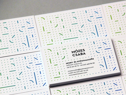 Tarjetas de presentación creativas Csaba Mózes