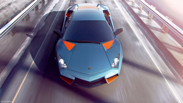 Lamborghini Aventador CGI