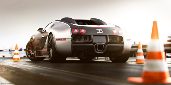 Bugatti Veyron CGI