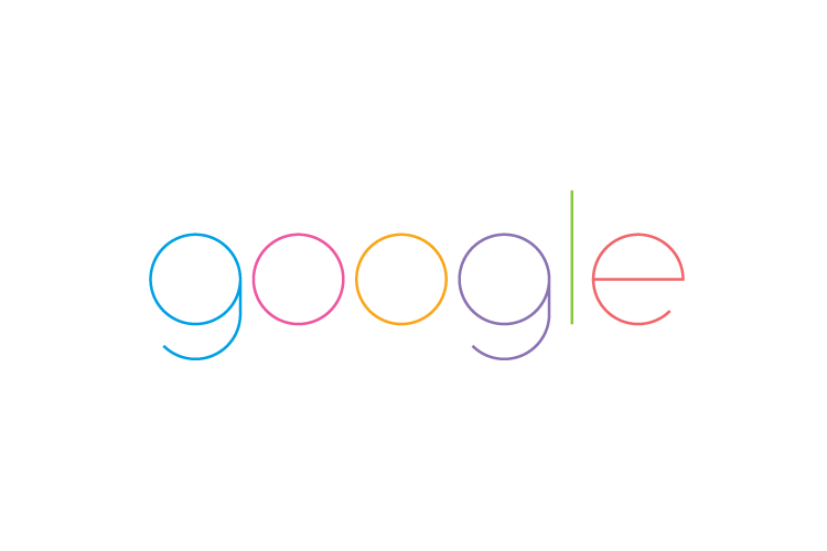 Logo minimalista del buscador mas importante de Internet, Google