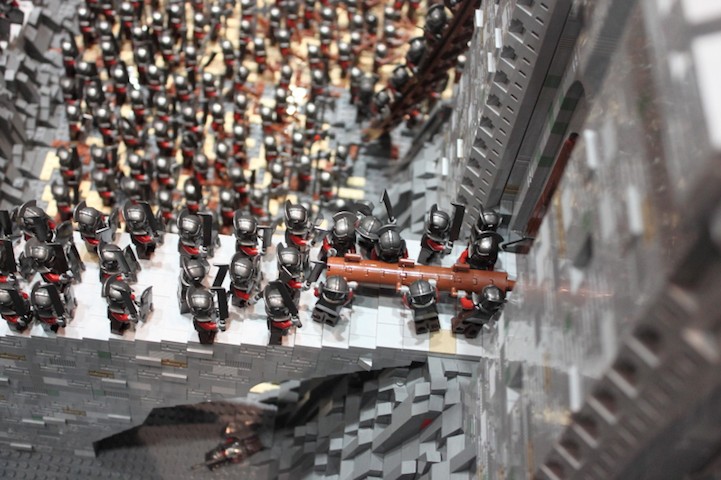 representación señor de los anillos LEGO 3
