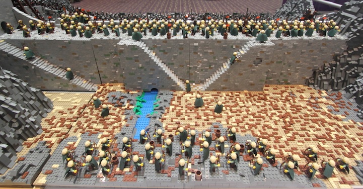 representación señor de los anillos LEGO 5