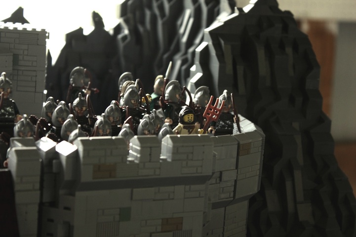 representación señor de los anillos LEGO 8