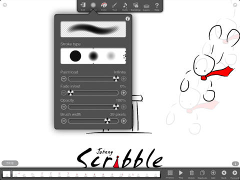 Excelente iPad App para crear animaciones - Frogx Three