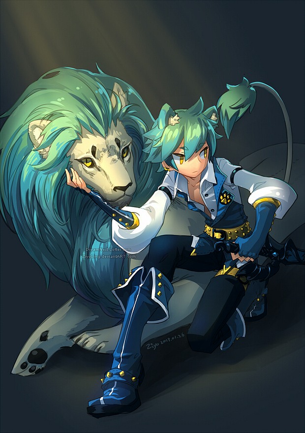 Bella ilustraciones manga por Ziyo Ling - Frogx Three