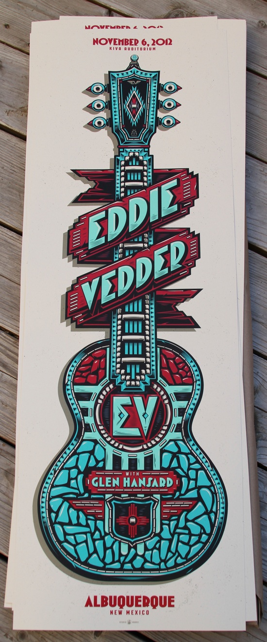 Eddie Vedder’s Albuquerque Poster