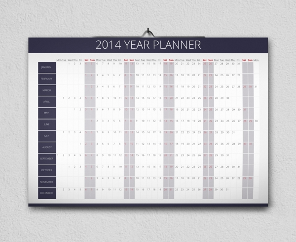 planificador indesign 2014