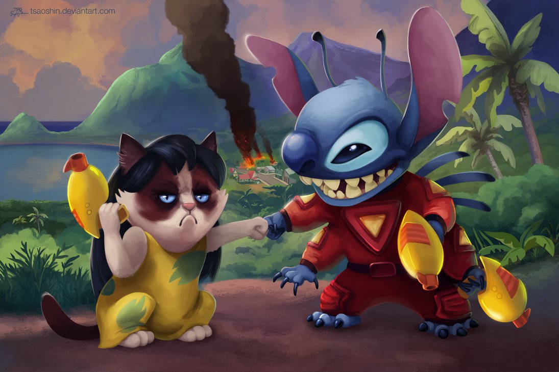El Grumpy Cat arruina los cuentos de Disney, por Eric... - Frogx Three