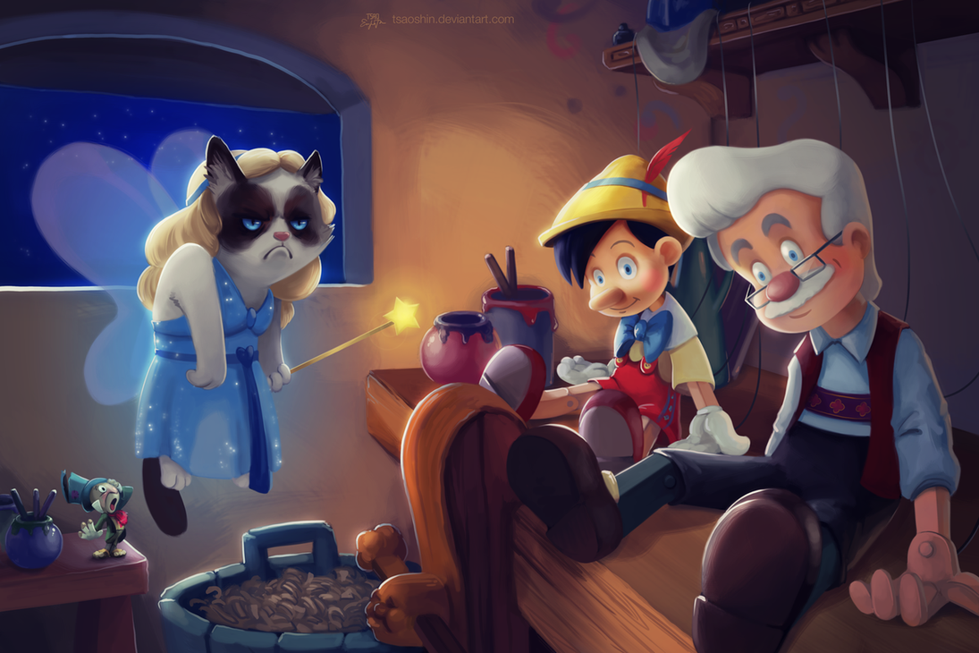 El Grumpy Cat arruina los cuentos de Disney, por Eric... - Frogx Three