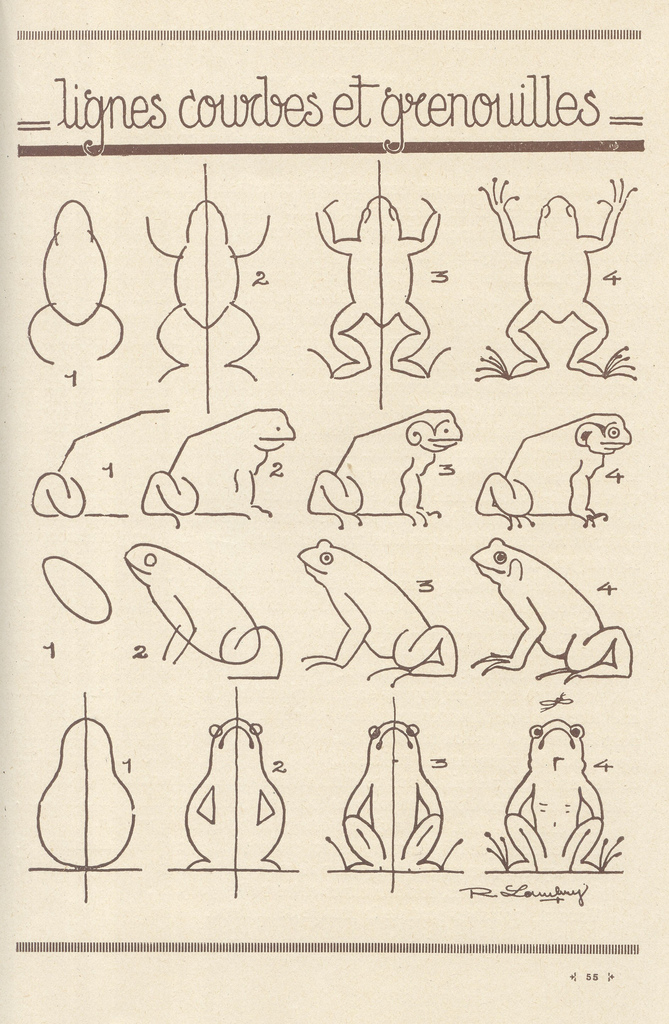 Como dibujar ranas