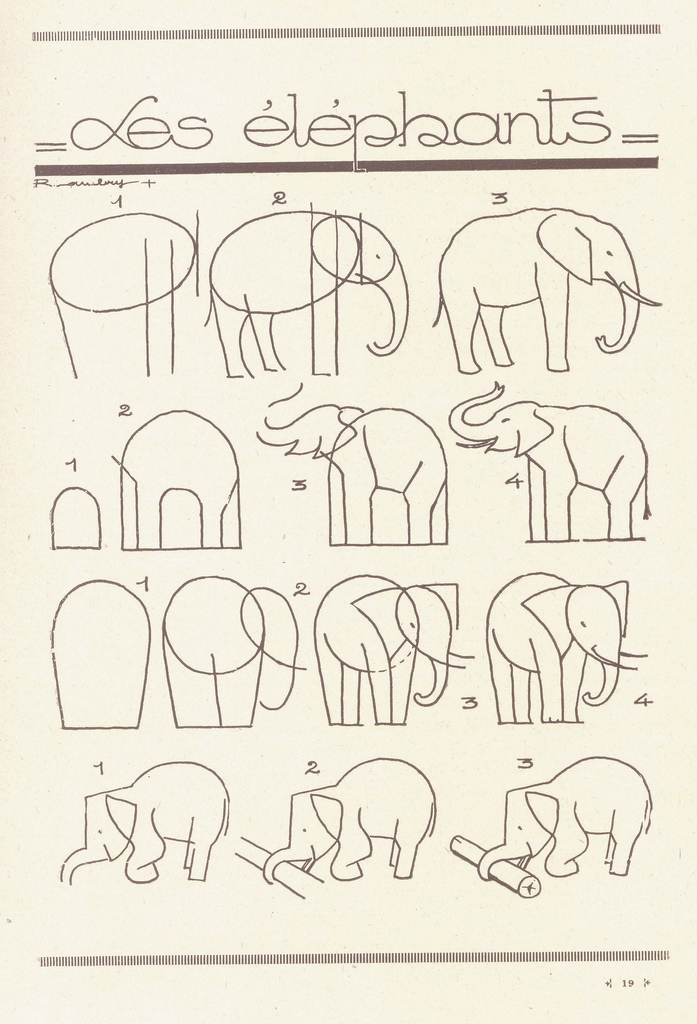 Como dibujar elefantes
