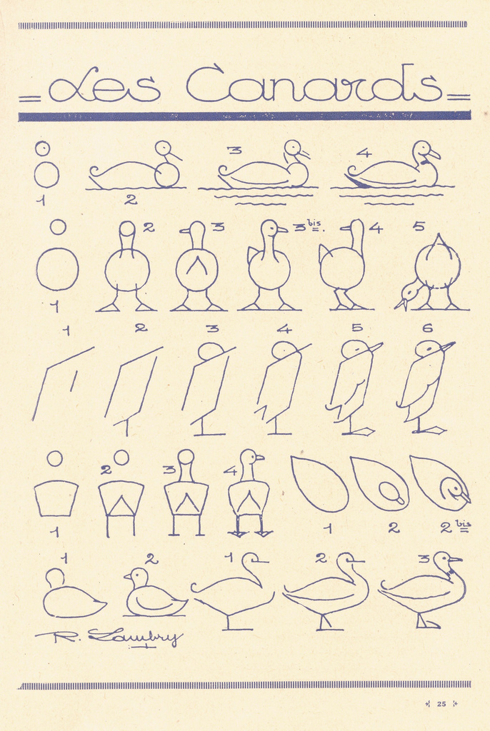 Como dibujar patos