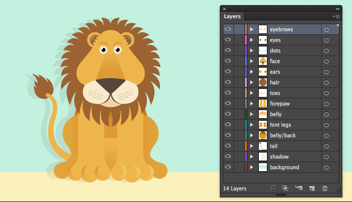 tutorial leon ilustrator