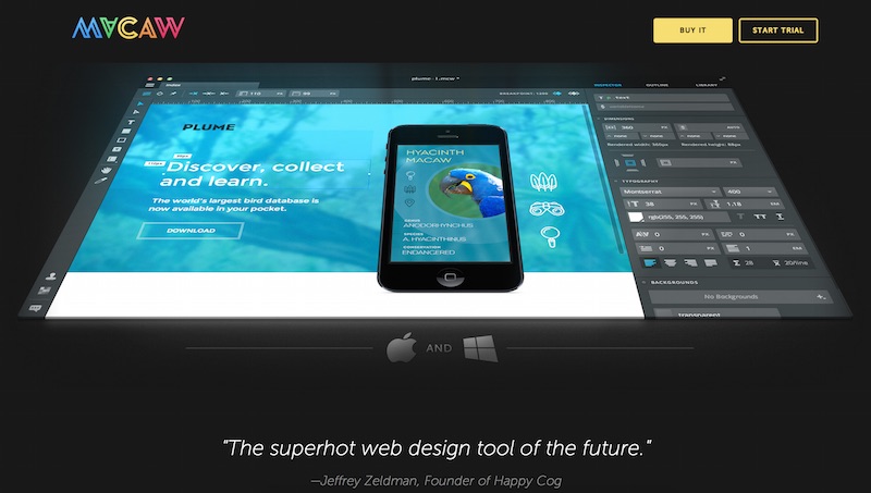 App para diseñar paginas web únicas sin saber programar