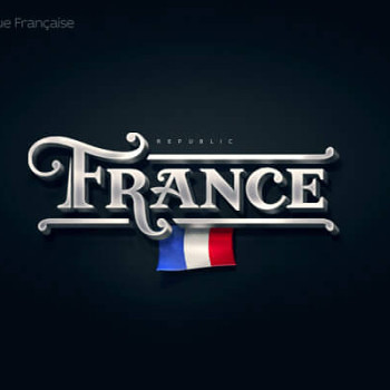 Logos tipográficos de países francia