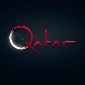 Logos tipográficos de países qatar