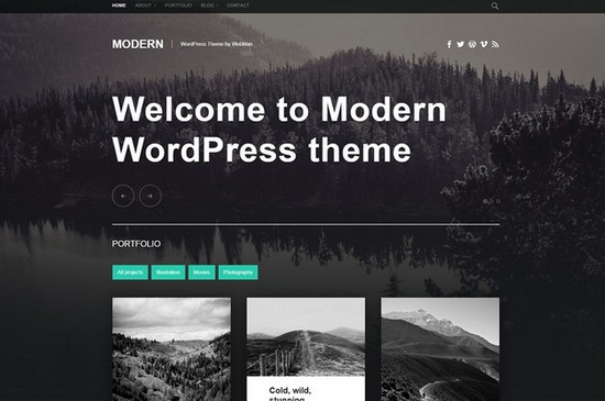 Modern WordPress Theme