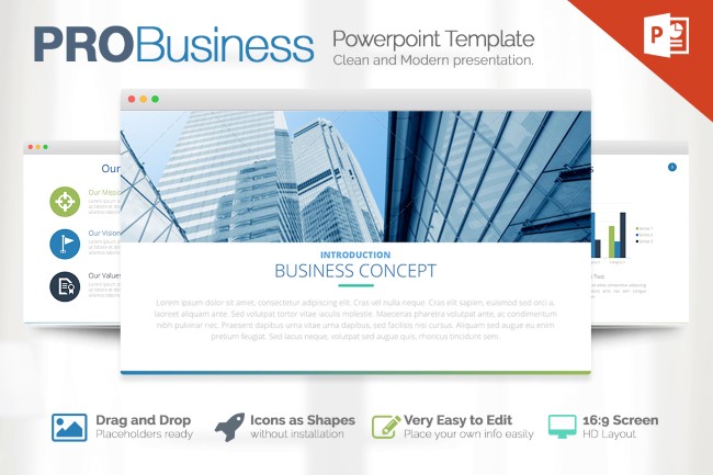 Template PowerPoint: Profesional