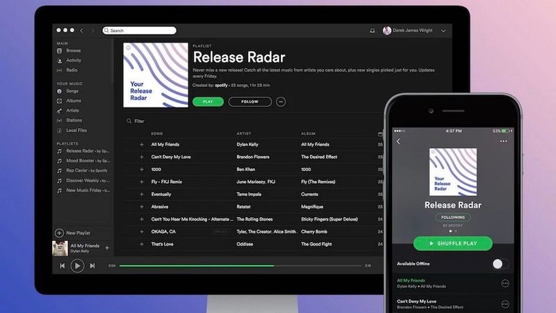Spotify se actualiza radar de novedades