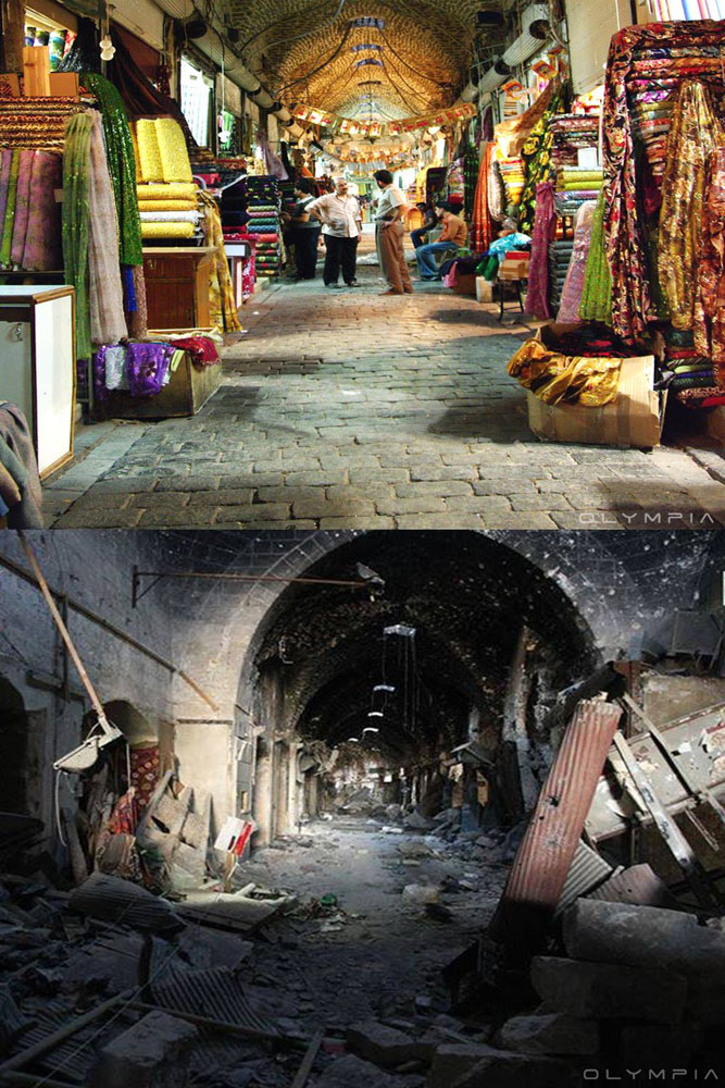 fotos del antes y despues de la guerra en syria 2