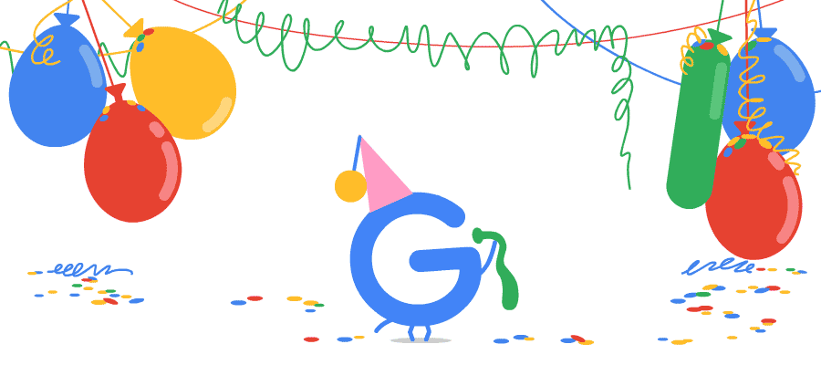 Google celebra 18 años