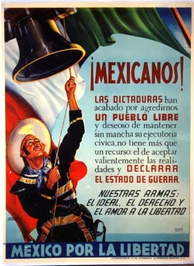 Propaganda antinazi realizada en México durante la S... - Frogx Three