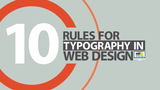 reglas de la tipografía