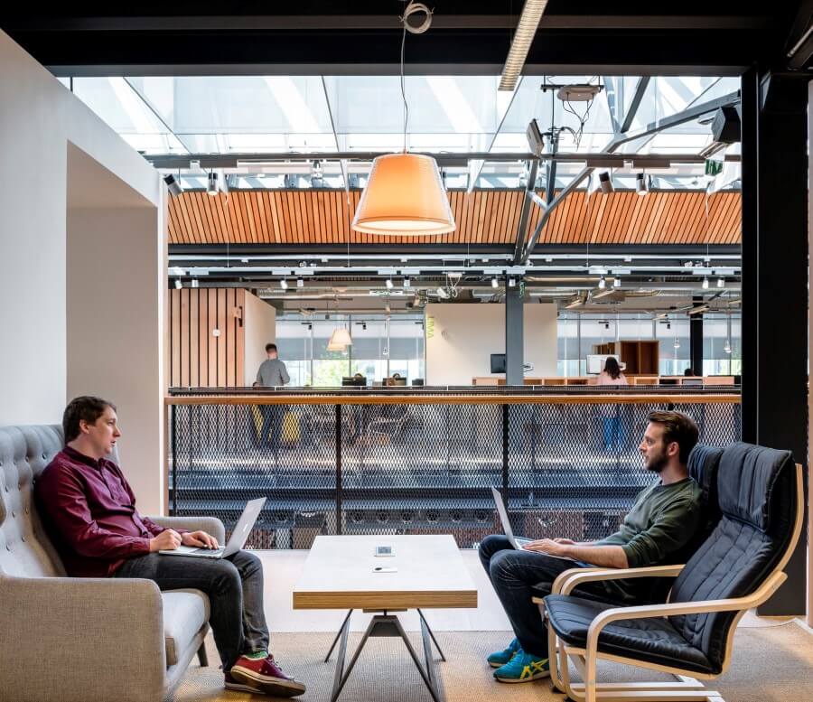 Fotos de las hermosas oficinas de Airbnb en Dublin, Irlanda Diseño de
