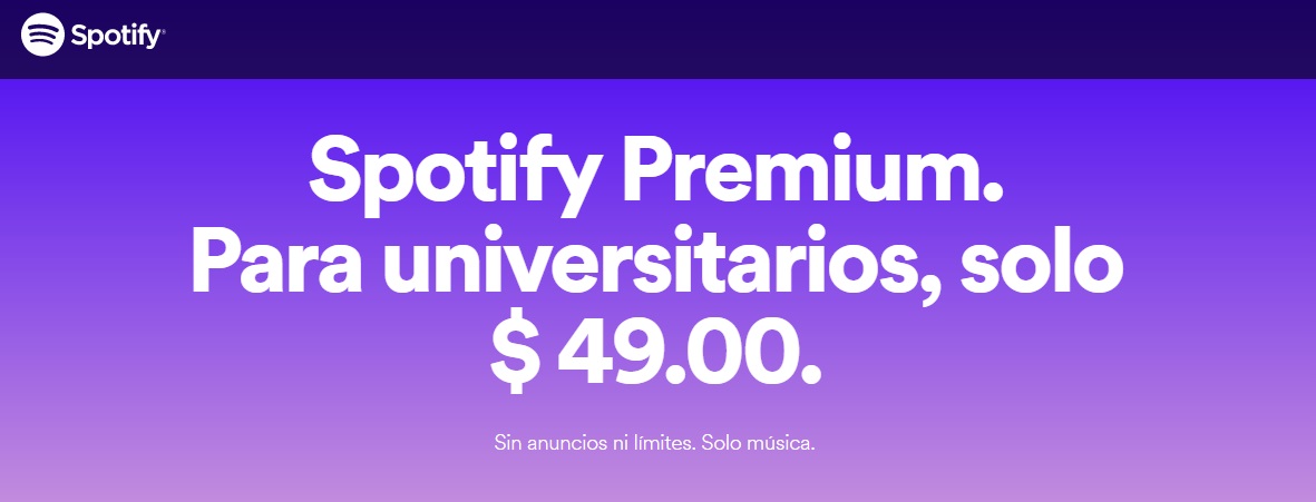 Spotify para estudiantes México