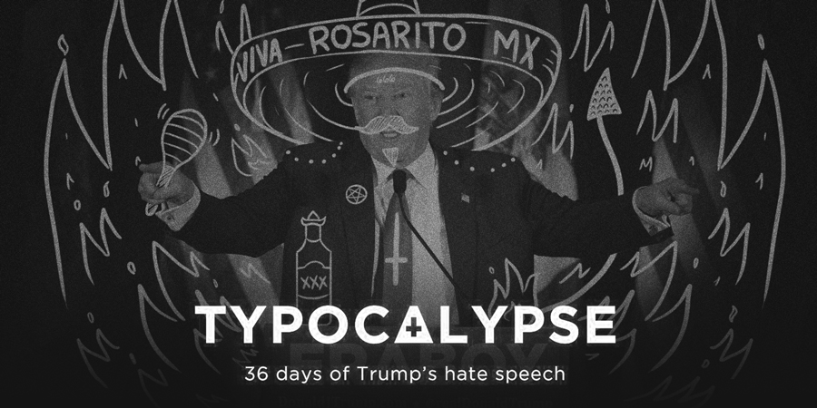 Ilustraciones animadas inspiradas en el discurso de odio de Trump