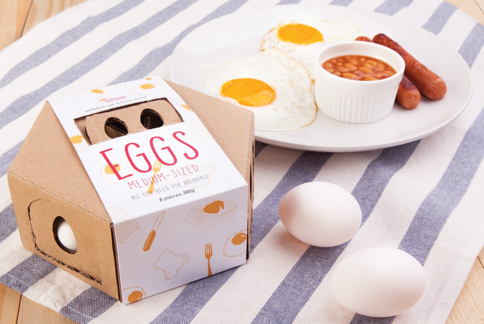 proyecto de packaging para huevos