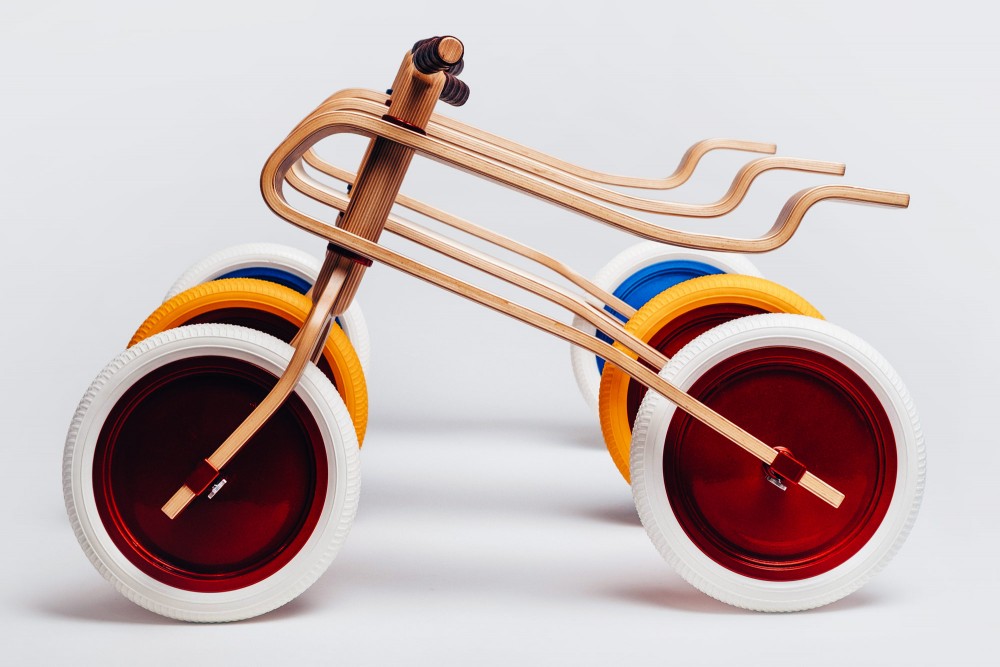 diseño ecológico de bicicleta para niños