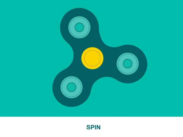 Spinner virtual de Google