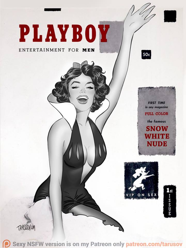 Princesas de Disney protagonizan portadas de Playboy