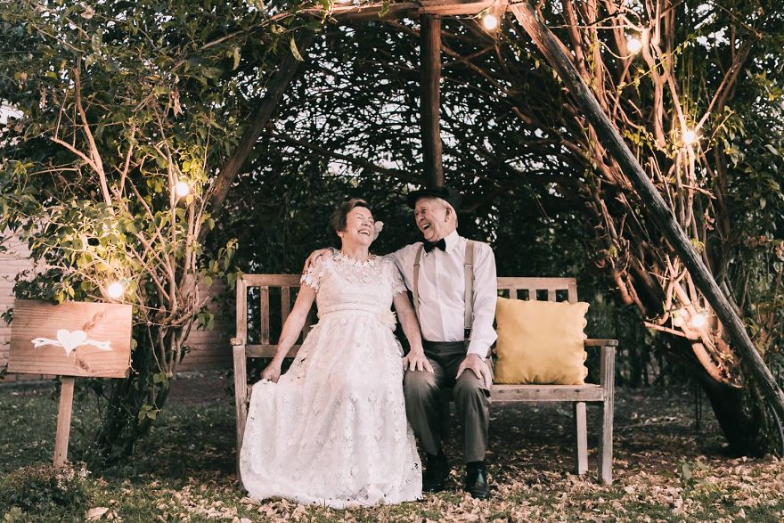 Fotògrafo recrea una boda 60 años de casados