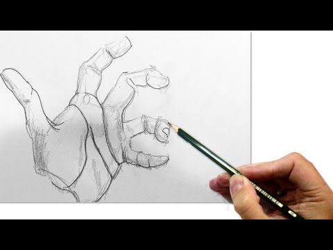 como dibujar manos