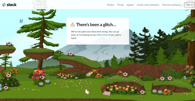 ejemplos creativos de páginas de error 404