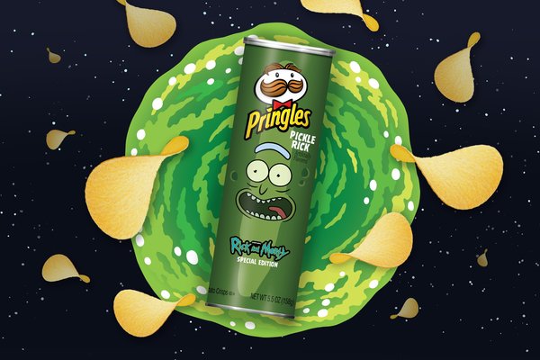 Pringles edición Pickle Rick